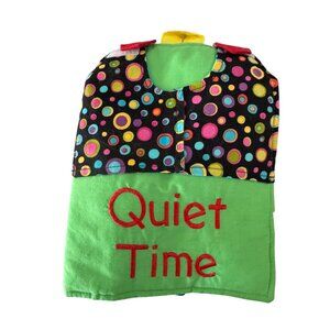 Quiet Time Fabric Book/Backpack Toddler ABC's